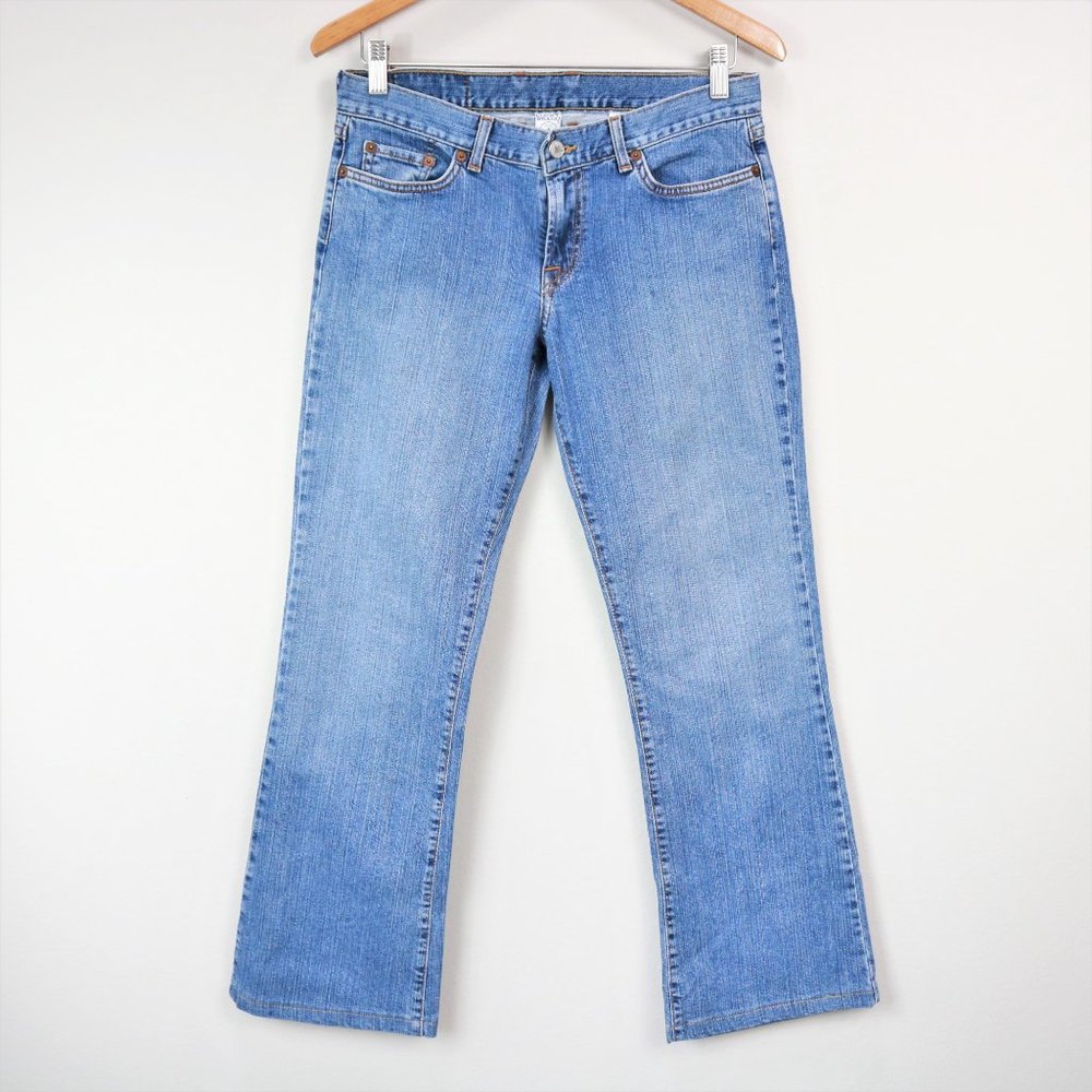 Lucky Brand Dungarees by Gene Montesano Mid Rise Flare Regular Women’s Size 8/29
